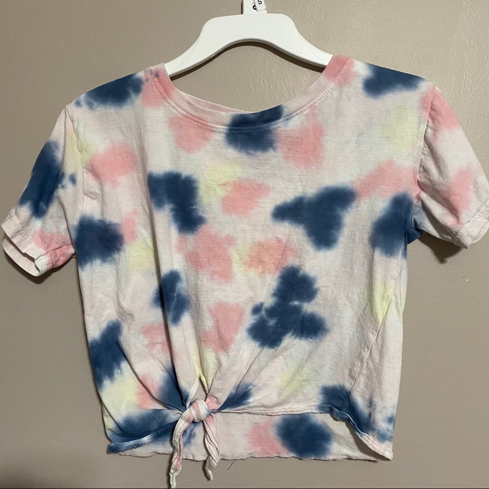 Tye dye crop tshirt